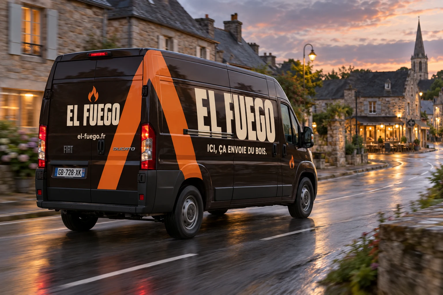 Fiat Ducato El Fuego en tournée