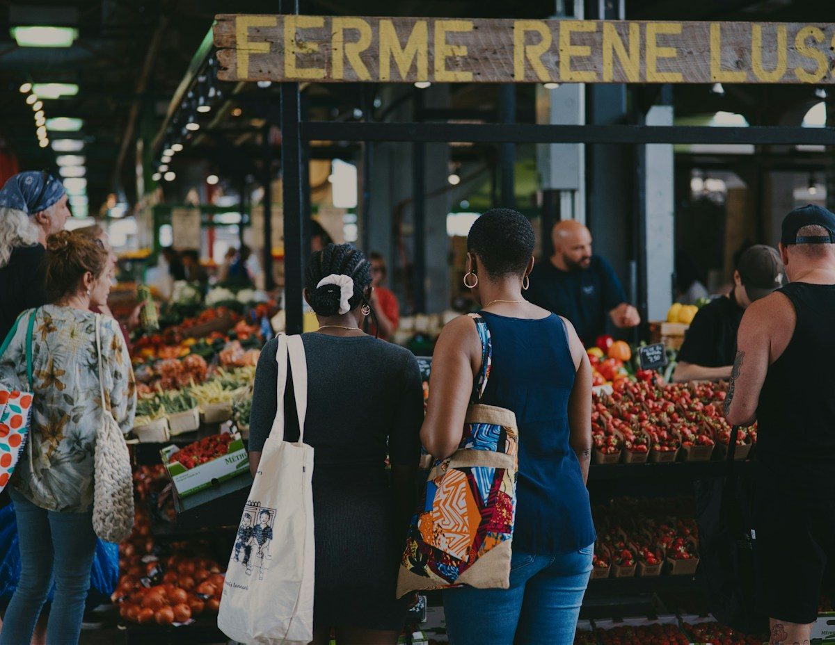 La vie du marché